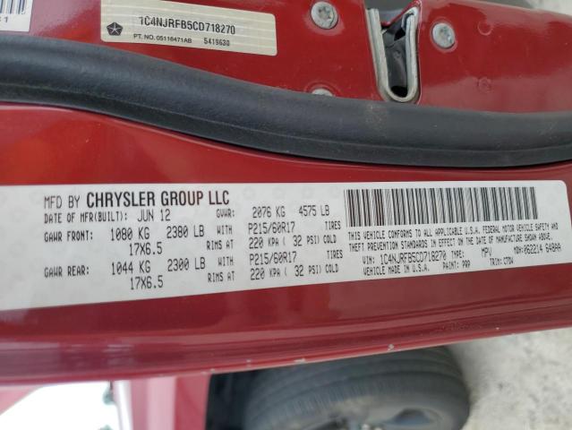 2012 JEEP PATRIOT LA - 1C4NJRFB5CD718270
