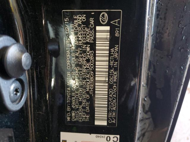 2015 LEXUS RC 350 - JTHSE5BC6F5002893