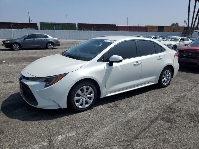TOYOTA COROLLA LE 2020 white  gas JTDEPRAE4LJ082961 photo #1