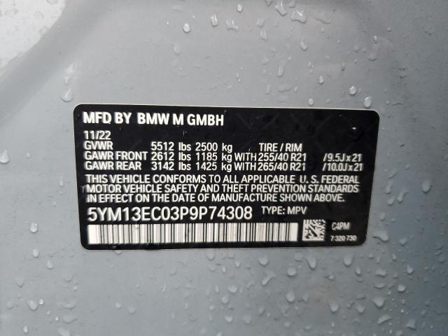 2023 BMW X3 M 5YM13EC03P9P74308