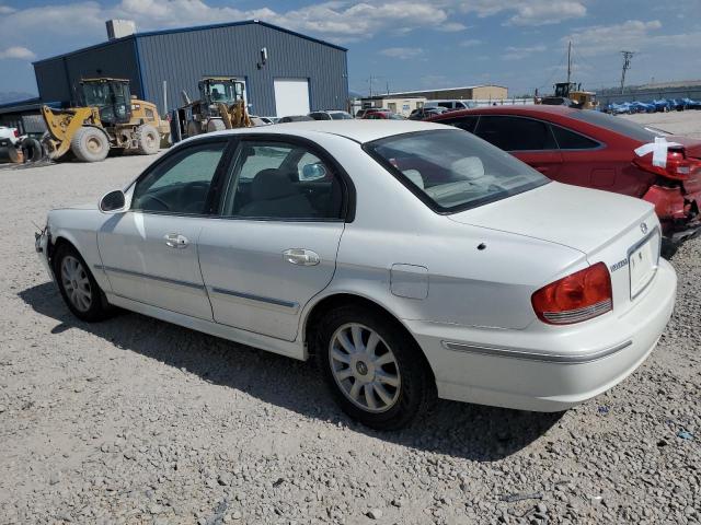 HYUNDAI SONATA GLS 2005 white sedan 4d gas KMHWF35H25A155350 photo #3