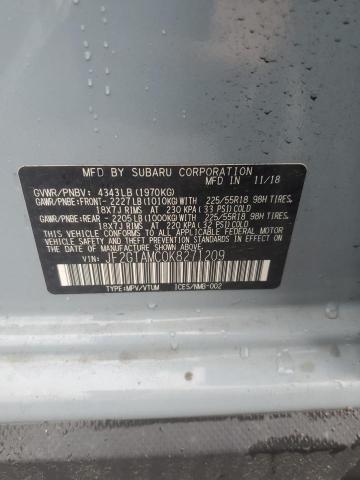 2019 SUBARU CROSSTREK JF2GTAMC0K8271209