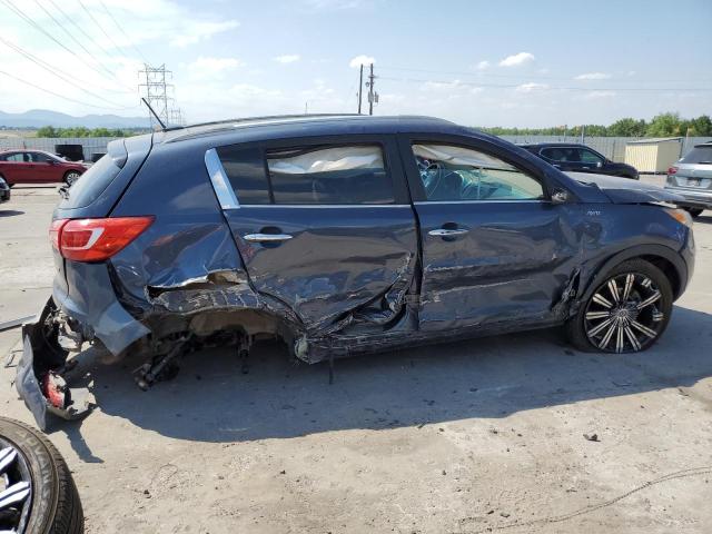 KIA SPORTAGE E 2012 blue  gas KNDPCCA29C7196202 photo #4