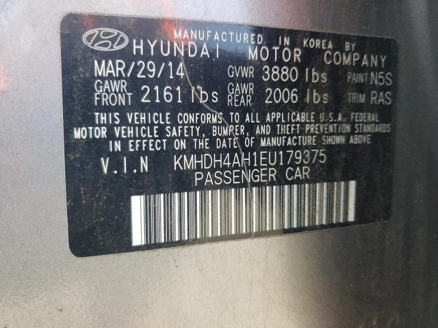 2014 HYUNDAI ELANTRA SE - KMHDH4AH1EU179375