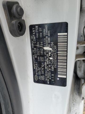 2017 HYUNDAI ACCENT SE KMHCT4AE0HU365784