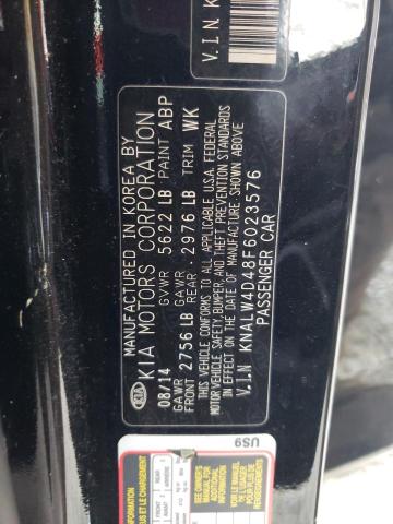 2015 KIA K900 KNALW4D48F6023576