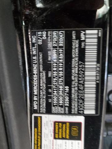 2015 MERCEDES-BENZ GL 350 BLU 4JGDF2EE4FA559257