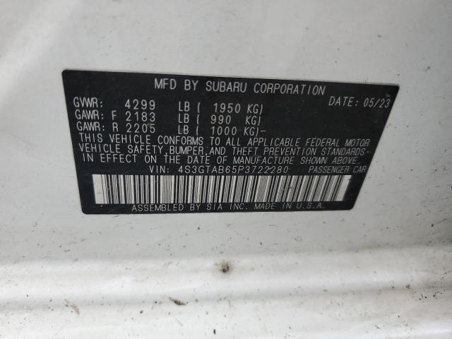 2023 SUBARU IMPREZA 4S3GTAB65P3722280