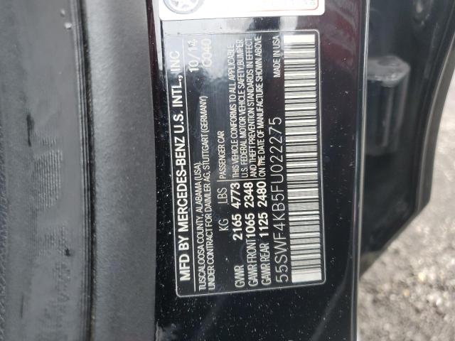 2015 MERCEDES-BENZ C 300 4MAT #3291333140