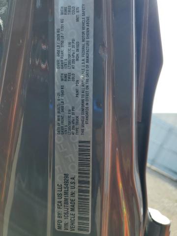 2021 JEEP GLADIATOR 1C6JJTBM1ML549298