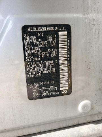 2017 INFINITI QX80 BASE JN8AZ2NE4H9151168