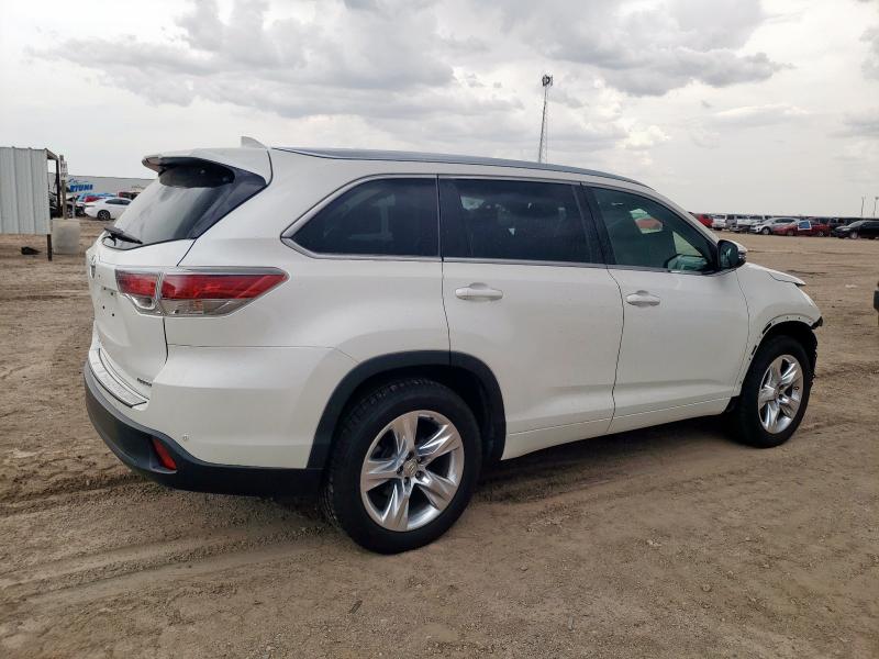 Vin: 5tdykrfh7fs082913, lot: 58850275, toyota highlander limited 20153