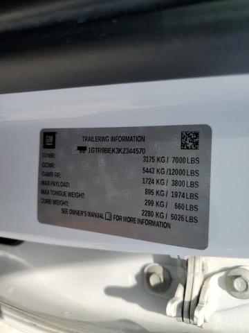 2019 GMC SIERRA K15 1GTR9BEK3KZ344570