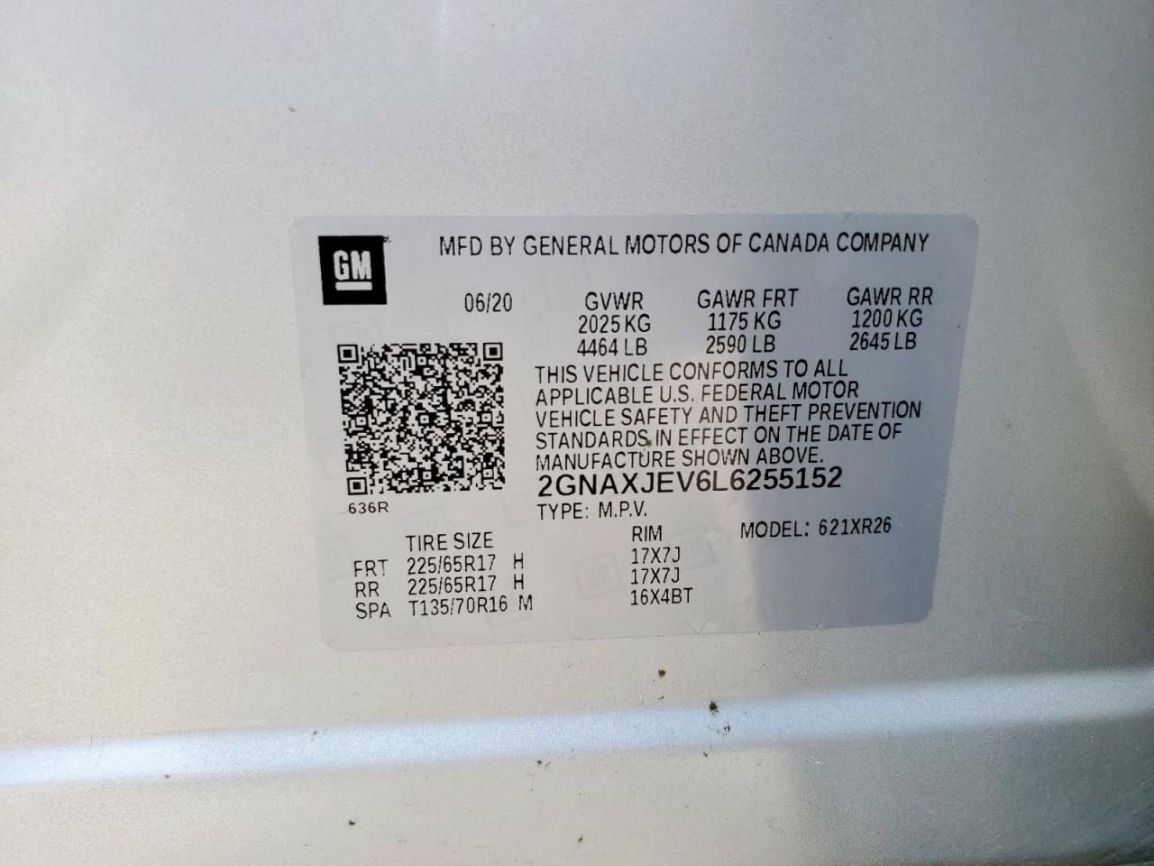 CHEVROLET EQUINOX LT