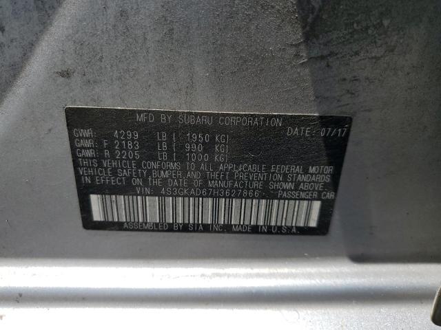 2017 SUBARU IMPREZA PR 4S3GKAD67H3627866