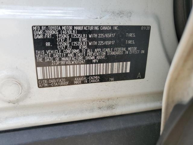 2020 TOYOTA RAV4 XLE - 2T3P1RFV0LW101347
