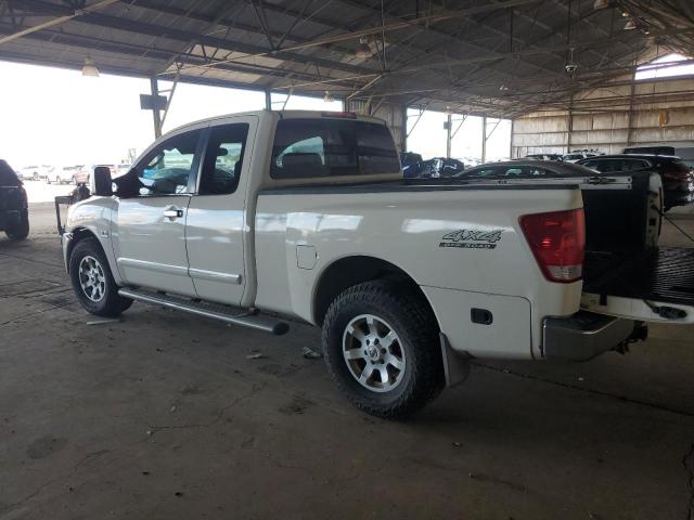 NISSAN TITAN XE 2004 white  gas 1N6AA06B84N577326 photo #3