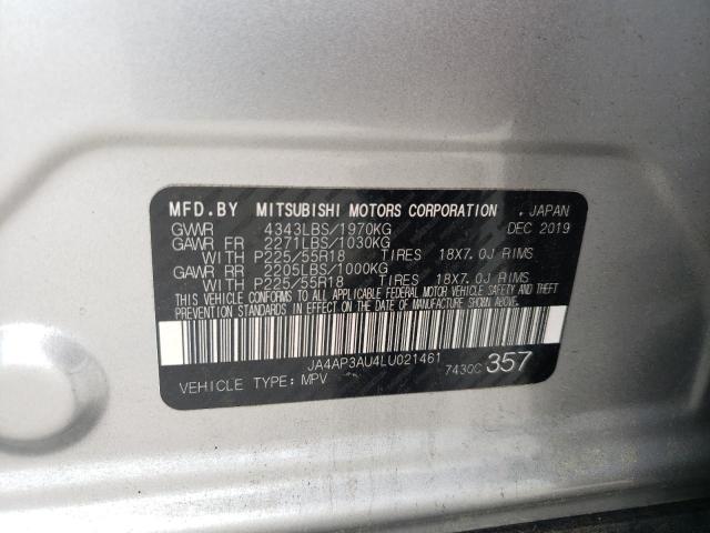 2020 MITSUBISHI OUTLANDER - JA4AP3AU4LU021461