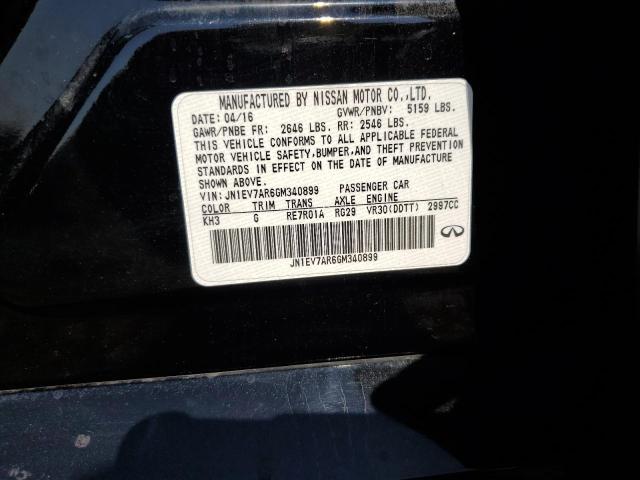 2016 INFINITI Q50 PREMIU JN1EV7AR6GM340899