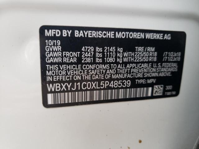2020 BMW X2 XDRIVE2 WBXYJ1C0XL5P48539
