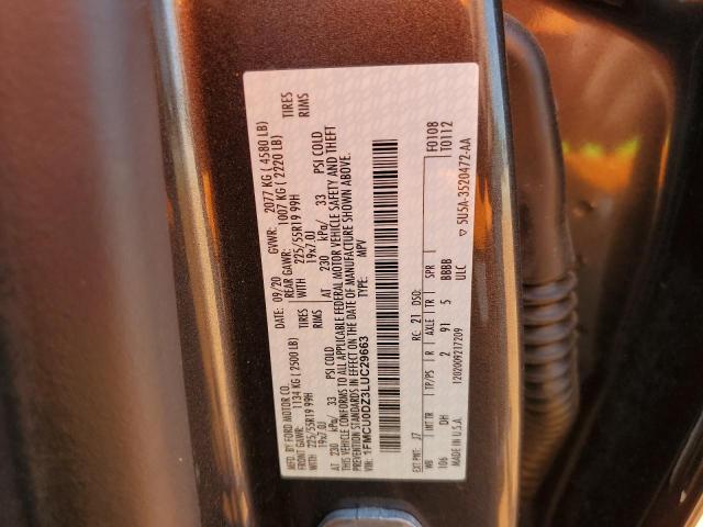 2020 FORD ESCAPE TIT - 1FMCU0DZ3LUC29663