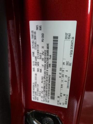 2016 FORD F150 SUPERCREW 1FTEW1EGXGFA69432