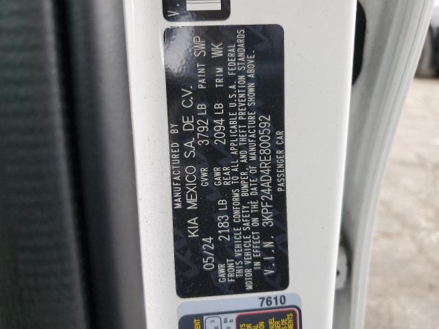 2024 KIA FORTE LX - 3KPF24AD4RE800592