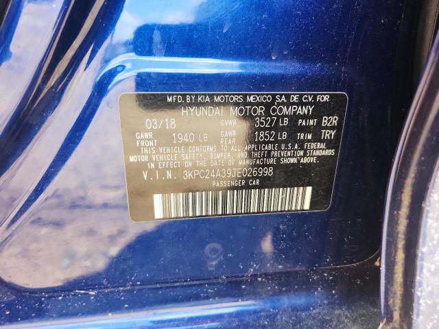 2018 HYUNDAI ACCENT SE 3KPC24A39JE026998