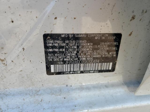 2025 SUBARU CROSSTREK PREMIUM JF2GUHDC0SH200484