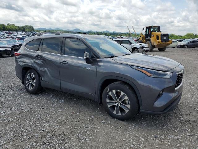 Vin: 5tdgbrch6ms525193, lot: 60217155, toyota highlander hybrid xle 20214