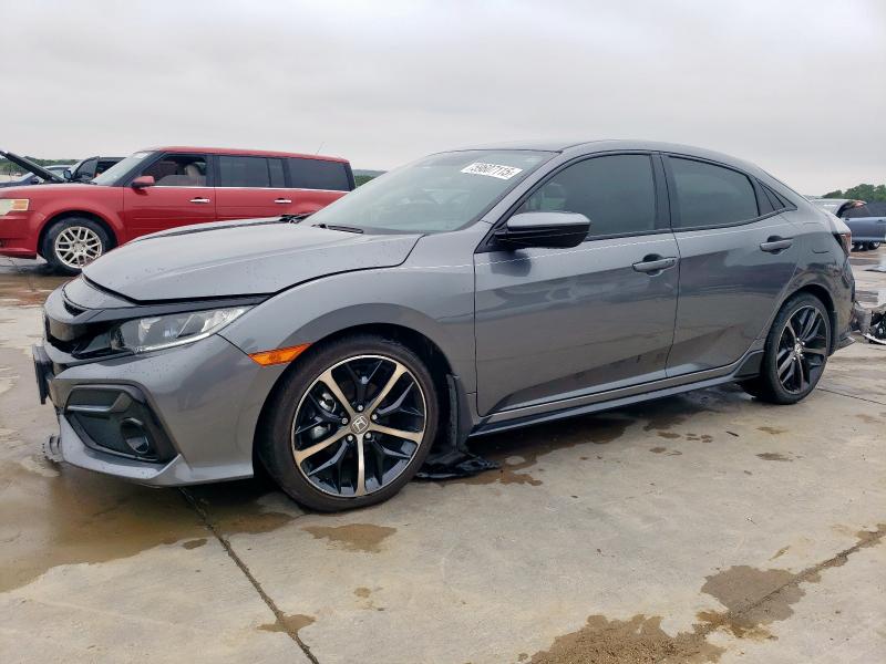 Vin: shhfk7h46mu212041, lot: 59607115, honda civic sport 2021 img_1