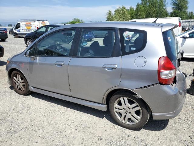 HONDA FIT SPORT 2008 silver  gas JHMGD38698S016550 photo #3