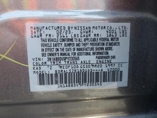 2023 NISSAN SENTRA SR - 3N1AB8DV9PY230545
