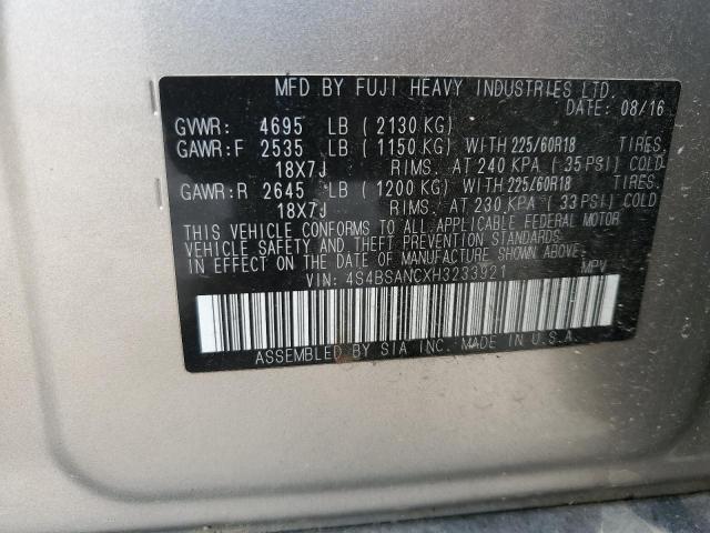 2017 SUBARU OUTBACK 2. - 4S4BSANCXH3233921