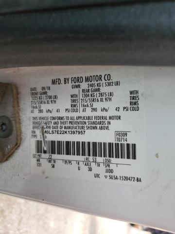 2019 FORD TRANSIT CO NM0LS7E22K1397957