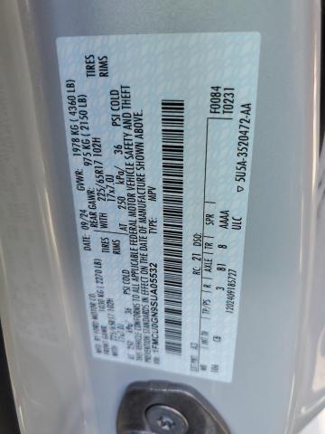 2025 FORD ESCAPE ACT 1FMCU0GN9SUA05532