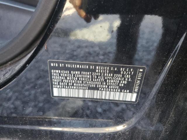 2017 VOLKSWAGEN JETTA GLI 3VW5T7AJ3HM336003