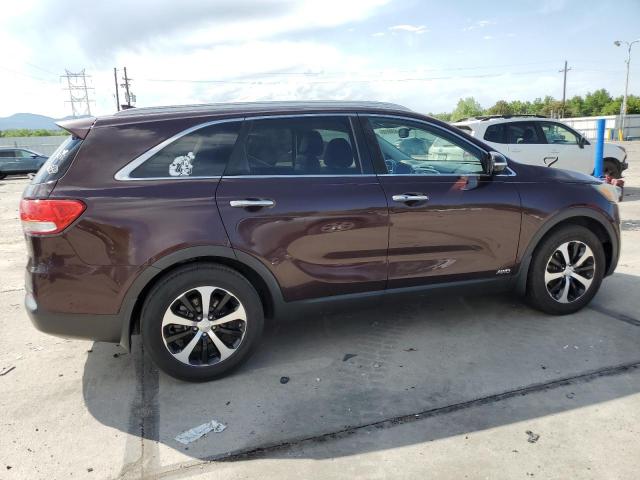KIA SORENTO EX 2016 maroon  gas 5XYPHDA1XGG001585 photo #4
