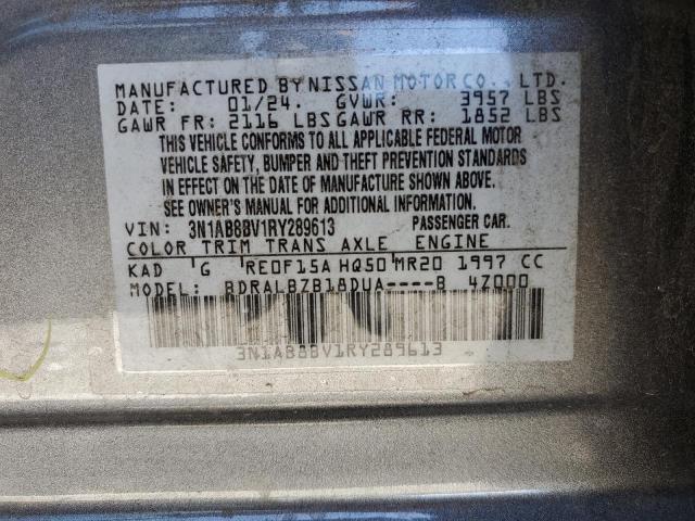 2024 NISSAN SENTRA S - 3N1AB8BV1RY289613