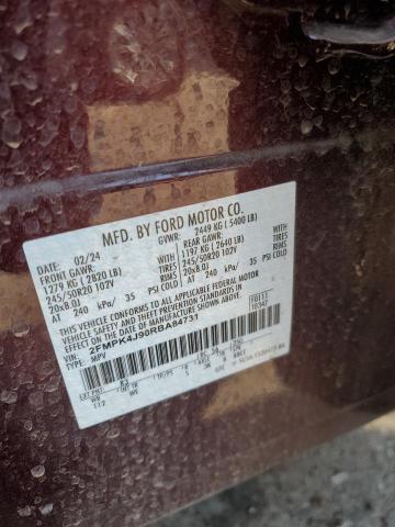 2024 FORD EDGE SEL 2FMPK4J90RBA84731