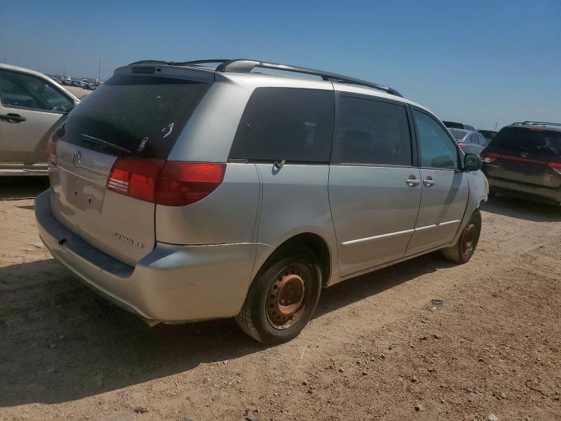 TOYOTA SIENNA CE 2005 silver sports v gas 5TDZA23C25S276044 photo #4