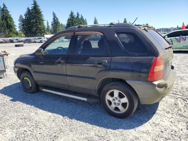 KIA SPORTAGE L 2007 black  gas KNDJF724577303580 photo #3