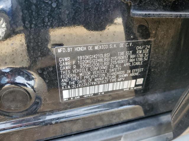 2024 HONDA HR-V LX 3CZRZ2H37RM781837