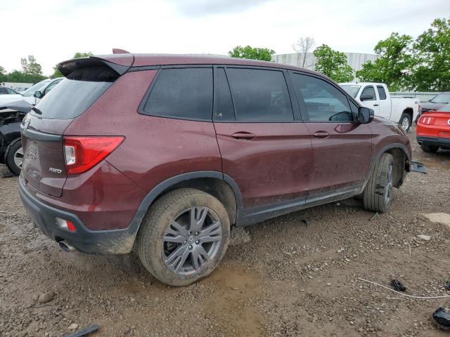 Vin: 5fnyf8h52kb026118, lot: 59548395, honda passport exl 20193