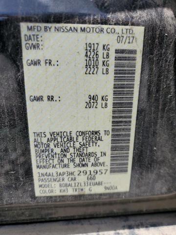 2017 NISSAN ALTIMA 2.5 - 1N4AL3AP3HC291957