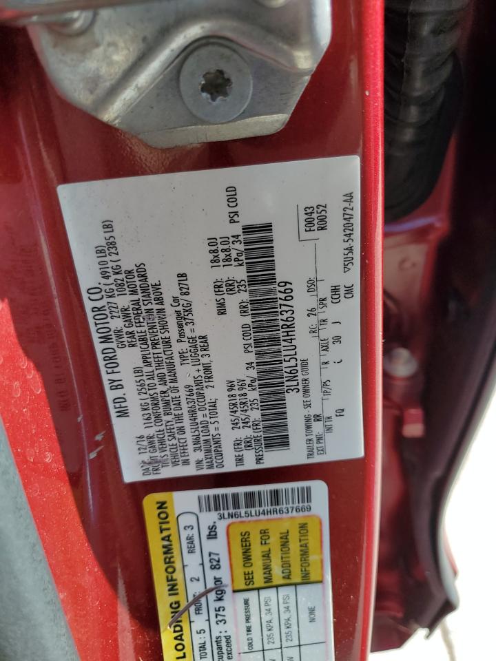 LINCOLN MKZ HYBRID SELECT