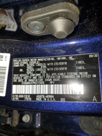 2021 TOYOTA HIGHLANDER - 5TDGBRCH7MS515806