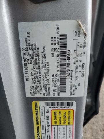2014 FORD FUSION SE - 1FA6P0H70E5405637