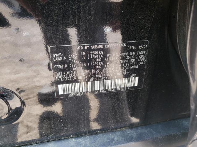 2023 SUBARU OUTBACK TO 4S4BTGPDXP3160148