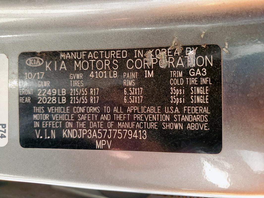 2018 KIA SOUL + - KNDJP3A57J7579413